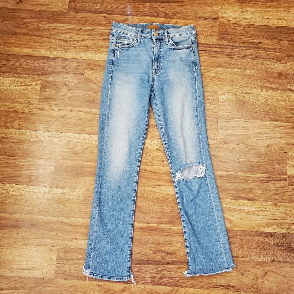 MOTHER Size 25 High Waisted Rascal Ankle Jeans
